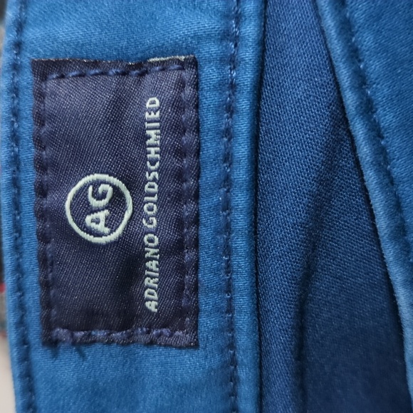 AG Adriano Goldschmied size 24 color Blue the stilt crop cigarette crop - Picture 4 of 6